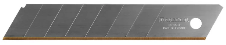 Лезвие "SOLINGEN" сменное, KRAFTOOL 09605-TIN-18-S5, сегментиров, нитрид титана, многоуровневая закалка, 8 сегментов, 18мм, 5шт 09605-TIN-18-S5_z01 купить в Нягани