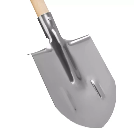Лопата штыковая Palisad, нерж. сталь, 200х265х1385 мм, ребра жесткости, деревянный черенок, Россия, 6146757 купить в Нягани