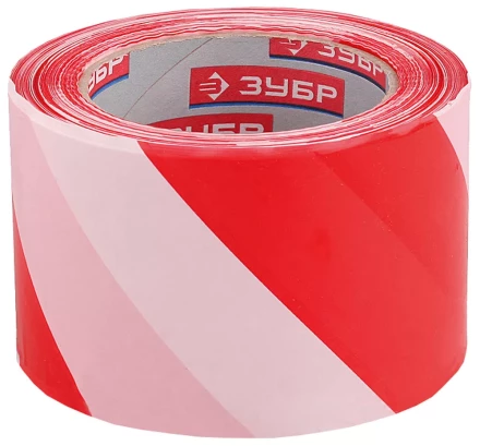 Сигнальная лента ЗУБР &quot;МАСТЕР&quot;, цвет красно-белый, 70мм х 200м 12240-70-200 купить в Нягани