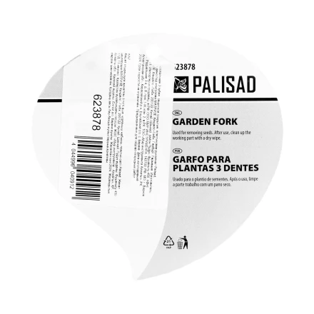 Вилка посадочная 3-зубая, защитное покрытие, пластиковая рукоятка Palisad 623878 купить в Нягани