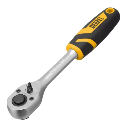 Набор инструментов Denzel 15801, 1/2&quot;, 1/4&quot;, CrV, S2, пластиковый кейс, 64 предмета купить в Нягани