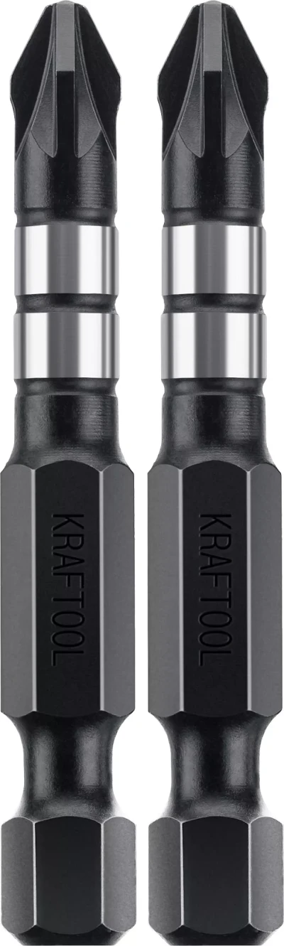 Биты для ударных шуруповертов KRAFTOOL Impact Pro PZ 26193-2-50-S2