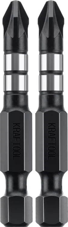 Биты для ударных шуруповертов KRAFTOOL Impact Pro PZ 26193-2-50-S2 купить в Нягани