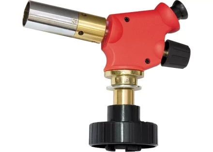 Профессиональная горелка на бутановый баллон пьезоподжиг расширенное сопло Matrix 91427 купить в Нягани