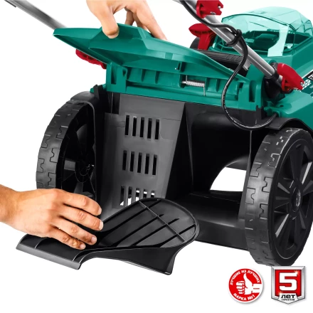 ЗУБР С1-18, 36 В, 43 см, без АКБ, бесщеточная газонокосилка (ГКЛ-4336) купить в Нягани