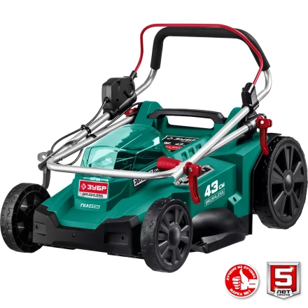 ЗУБР С1-18, 36 В, 43 см, без АКБ, бесщеточная газонокосилка (ГКЛ-4336) купить в Нягани