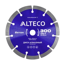 Диск алмазный по бетону ALTECO 300x25.4x2.8 мм 66520
