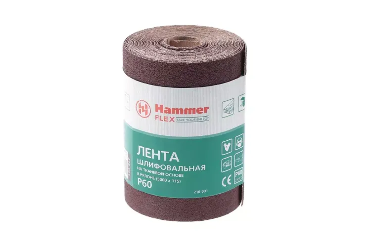 Лента шлифовальная в рулоне HAMMER Flex  216-001 купить в Нягани
