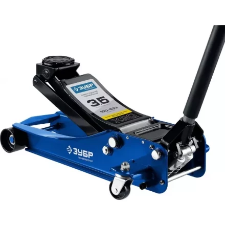 Домкрат гидравлический подкатной X90, 3,5т, 100-533мм, ЗУБР Профессионал 43054-3.5 43054-3.5 купить в Нягани