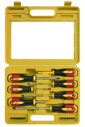 Набор отверток и вставок 21 предмет, кейс 19837 купить в Нягани
