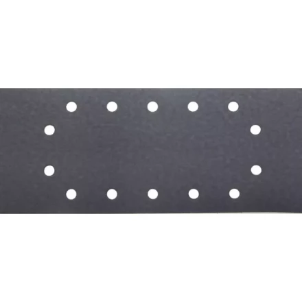 Лист шлиф. универсал. URAGAN с покрытием стеарата цинка, 14 отверстий по кругу, для ПШМ, P320, 115х280мм, 50шт 907-23104-320-50 купить в Нягани