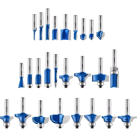 ЗУБР 26 шт, набор профильных фрез по дереву, Профессионал (28796-H26) купить в Нягани