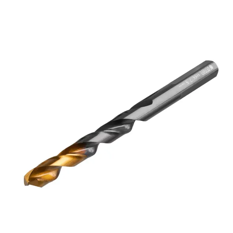 Сверло по металлу, 7,5 мм, HSS-Tin, Golden Tip, 8 шт. Denzel 717218 купить в Нягани