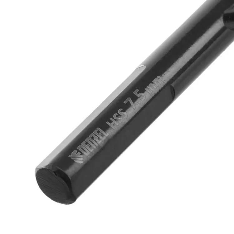 Сверло по металлу, 7,5 мм, HSS-Tin, Golden Tip, 8 шт. Denzel 717218 купить в Нягани
