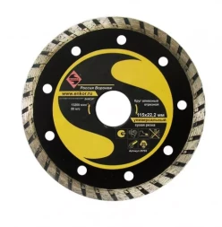 Круг алмазный 115 х 22,2 мм турбо универсальный сухая резка Энкор 25705