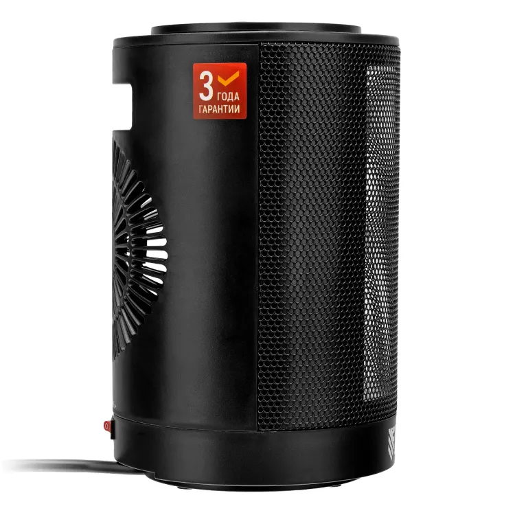 Тепловентилятор керамический Denzel DTFC-1200S, вращение, 3 реж., вент., нагрев 600/1200 Вт 96411 купить в Нягани