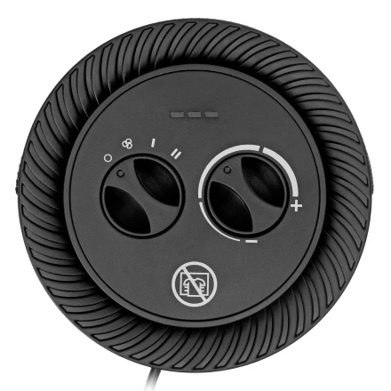 Тепловентилятор керамический Denzel DTFC-1200S, вращение, 3 реж., вент., нагрев 600/1200 Вт 96411 купить в Нягани