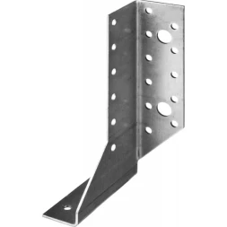 Опора балки ЗУБР "МАСТЕР" правосторонняя, 25х145х76мм, 10 шт 310165-R