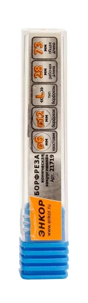 Борфреза Коническая закругленная L 6х12 Энкор 21719 купить в Нягани