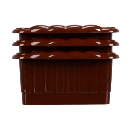 Поддон для рассады Palisad 322х166х82 мм, пластиковый, 3 шт, под 8 горшочков 250 мл., 643442 купить в Нягани