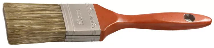 Кисть плоская STAYER "LASUR - LUX", деревянная ручка, смешанная щетина, 50мм 01051-050 купить в Нягани
