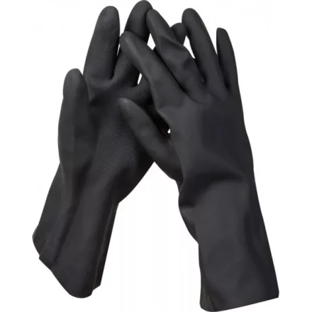 Перчатки KRAFTOOL противокислотные, неопреновые, повышенной прочности, с х/б напылением, размер XL 11282-XL купить в Нягани