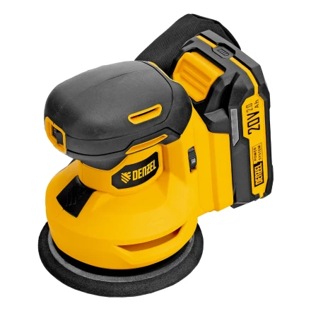 Машина шлифовальная эксцентриковая аккумуляторная CROSH-20-125, Li-Ion, 20 В// Denzel 28901 купить в Нягани