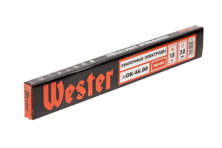 Электроды для сварки WESTER эбОК-46.00, 3.0 мм, 1 кг купить в Нягани