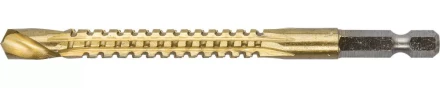 ЗУБР. Сверло фрезеровальное по дереву и тонкому листовому металлу, шестигранный хвостовик 1/4&quot;, 8х110мм 29966-08 купить в Нягани