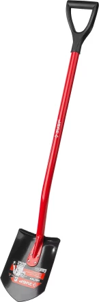 ЗУБР МАСТЕР, 280 х 190 х 1200 мм, полотно 1.5 мм, закалено, стальной изогнутый черенок с рукояткой, штыковая лопата (39523) купить в Нягани