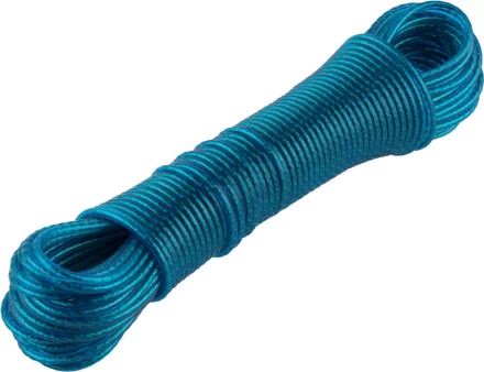 Шнур ЗУБР &quot;МАСТЕР&quot; бельевой, стальная сердцевина, в пластиковой оплетке, 20м 50140-20 купить в Нягани