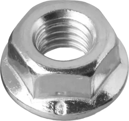 Гайка ЗУБР &quot;МАСТЕР&quot; DIN 6923 с фланцем, класс прочности 8, оцинкованная,  M6, 5кг 303630-06 купить в Нягани