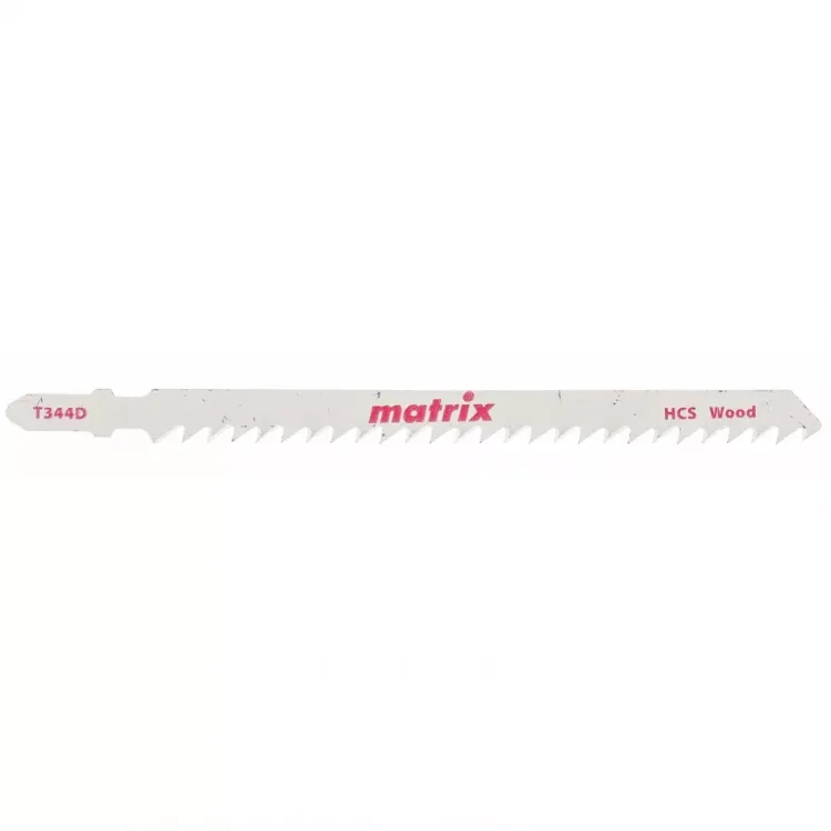 Полотна для электролобзика  по дереву 3 штук T344D 110 x 4 мм HCS MATRIX 78221 купить в Нягани