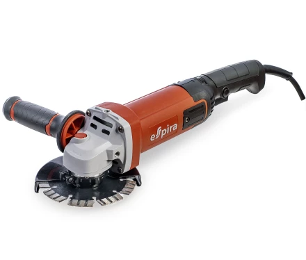 УШМ ESPIRA AGI-125-13E (125 мм 220-240В, 50/60 Гц, мощность 1300 Вт, 4000-11000 об/мин, 2.5 кг), 400752 купить в Нягани