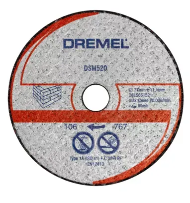 Диск отрезной по по камню DSM520 для пилы Dremel DSM20 Dremel купить в Нягани