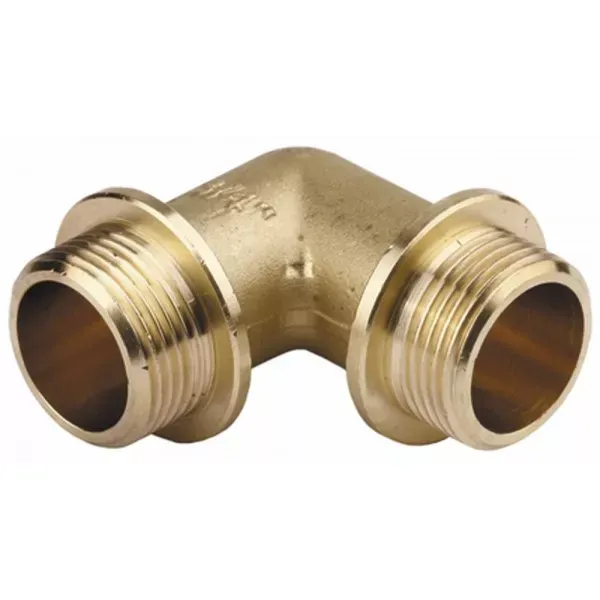 Уголок GENERAL FITTINGS с упором, латунь, ш/ш, 1/2" 51074-S/S-1/2 купить в Нягани
