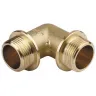 Уголок GENERAL FITTINGS с упором, латунь, ш/ш, 1/2" 51074-S/S-1/2 купить в Нягани