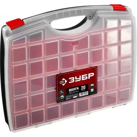 Органайзер &quot;ВОЛГА-20&quot; со съемными лотками, ЗУБР 38034-20 купить в Нягани