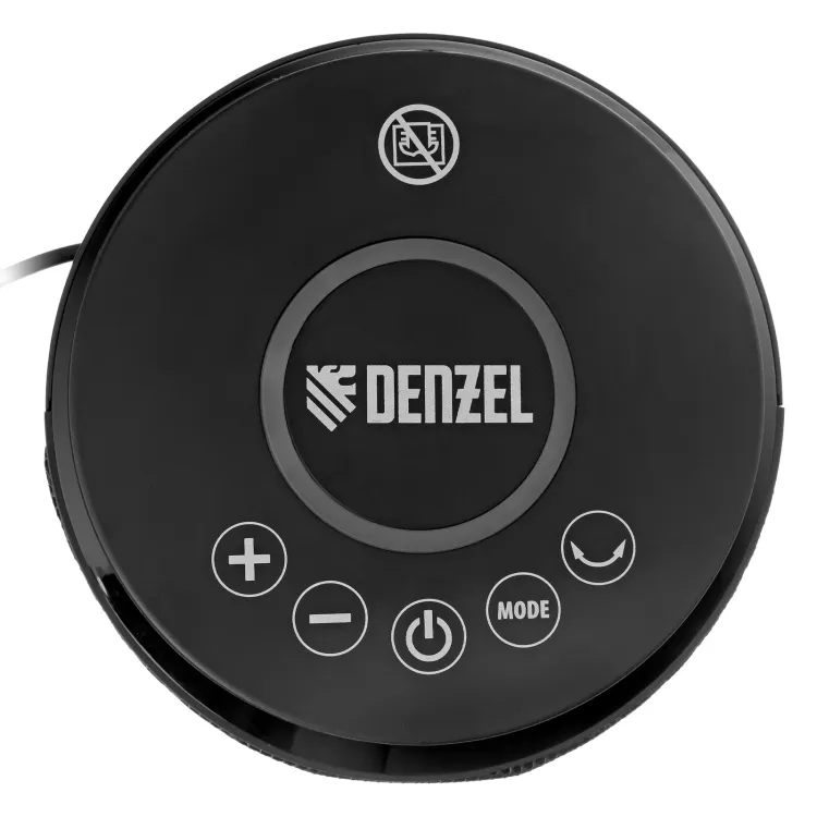 Тепловентилятор керамический Denzel DTFC-2000X, 2 кВт, wi-fi, пульт, динамик, вращение, 3 реж. 96426 купить в Нягани