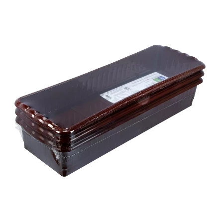 Поддон для рассады 470х166х82 мм, пластиковый, 3 шт, под 12 горшочков 250 мл. Palisad 643443 купить в Нягани