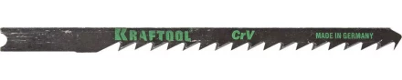Полотна KRAFTOOL, U244D, для эл/лобзика, Cr-V, по дереву, ДВП, ДСП, фигурный рез, US-хвост., шаг 4мм, 75мм, 2шт 159623-4 купить в Нягани