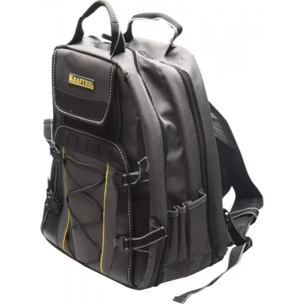 Рюкзак KRAFTOOL &quot;INDUSTRIE&quot; для инструмента, 2 внутренних отделения, 49 карманов размер 430х360х230мм 38745 купить в Нягани