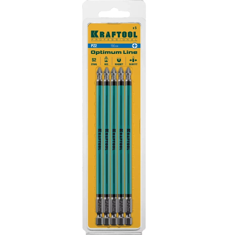 Биты KRAFTOOL OPTIMUM PZ 26124-2-150-5 купить в Нягани