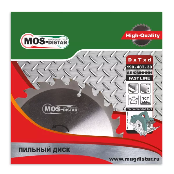 Пильный диск MOS-DISTAR алюминий PSA25510030 купить в Нягани