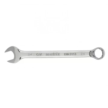Ключ комбинированный Matrix 24 мм полированный хром 15169 купить в Нягани