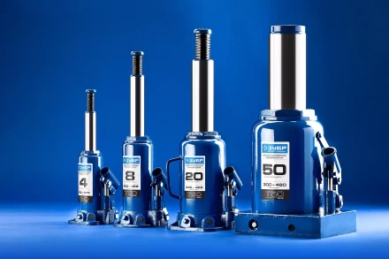 Домкрат гидравлический бутылочный T50, 16т, 228-465мм, ЗУБР Профессионал 43060-16 43060-16_z01 купить в Нягани