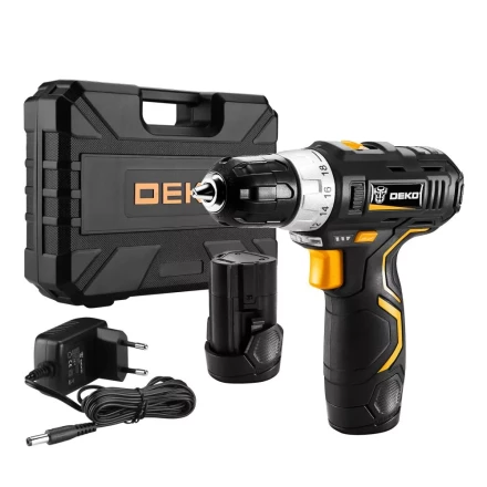 Дрель аккумуляторная в наборе DEKO GCD12DU3 SET4, 063-4140 купить в Нягани