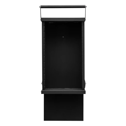 Мангал сварной на колесах, 662 х 390 х 152/805 мм, сталь 2 мм, кочерга в комплекте, Camping Palisad 69669 купить в Нягани