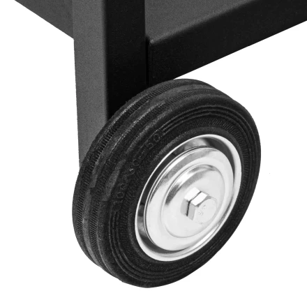 Мангал сварной на колесах, 662 х 390 х 152/805 мм, сталь 2 мм, кочерга в комплекте, Camping Palisad 69669 купить в Нягани