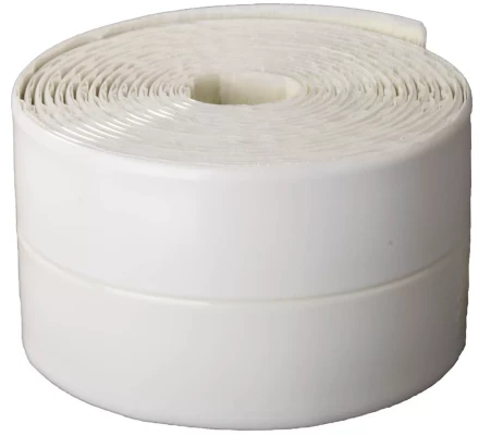 Лента бордюрная для ванн и раковин, STAYER Profi 12341-30-30, самоклеящаяся, профиль L, цвет белый, 30 х 30мм х 3,35м 12341-30-30 купить в Нягани